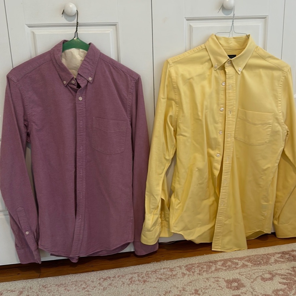 J Crew Men’s Oxford Shirts - 2 Pack Bundle